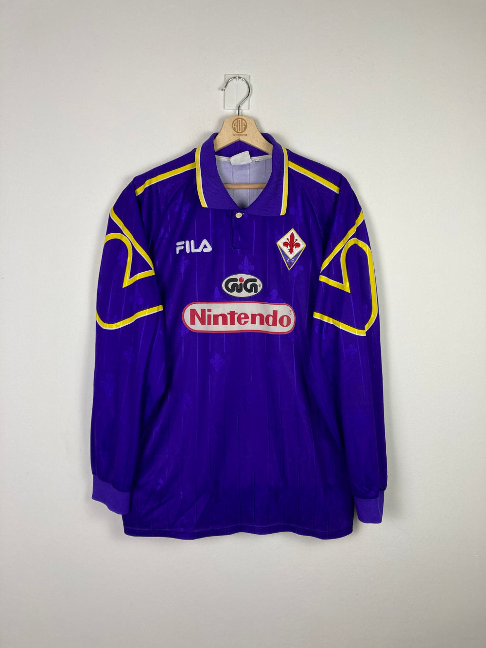Original ACF Fiorentina *Matchworn* Home Jersey 1997-1998 #11- L