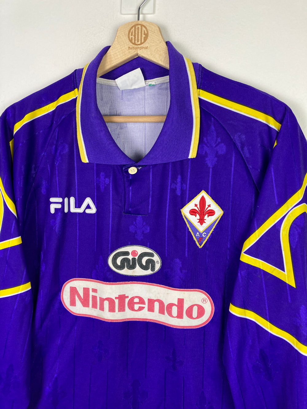 
                  
                    Original ACF Fiorentina *Matchworn* Home Jersey 1997-1998 #6- L
                  
                