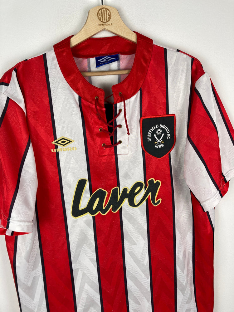 
                  
                    Original Sheffield United FC Home Jersey 1992-1994 - XL
                  
                