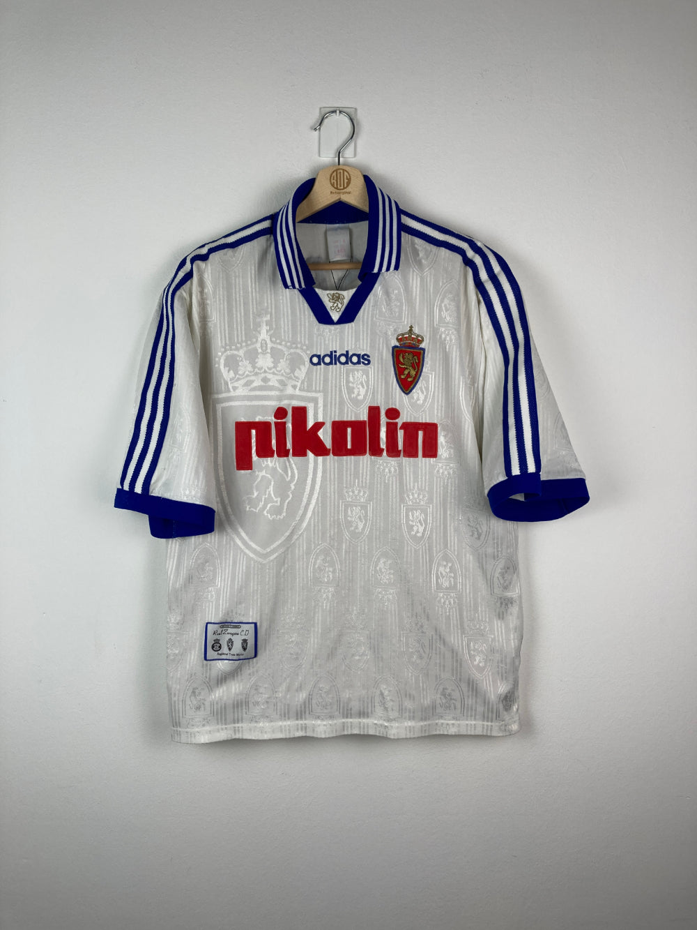 Original Real Zaragoza Home Jersey 1997-1999 - L