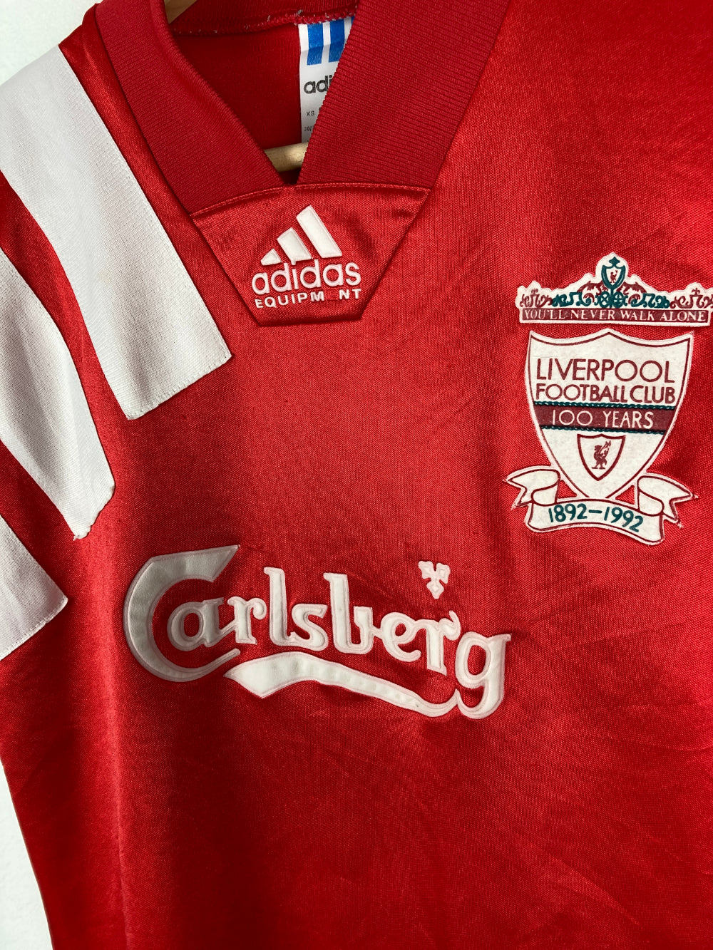 【レア】 Liverpool FC 100Years ユニフォーム Original Liverpool FC Home Jersey 1992-1993 - XS