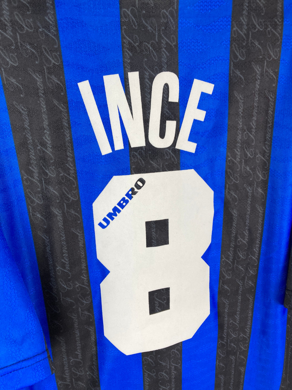 
                  
                    Original Inter Milan Home Jersey 1996-1997 #8 Ince- XL
                  
                