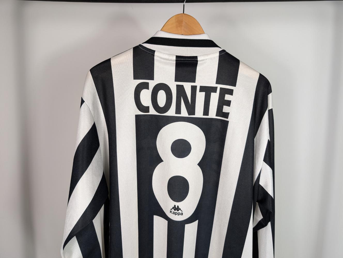 Juventus F.C. Matchworn #8 Conte vs Fiorentina 1995-1996