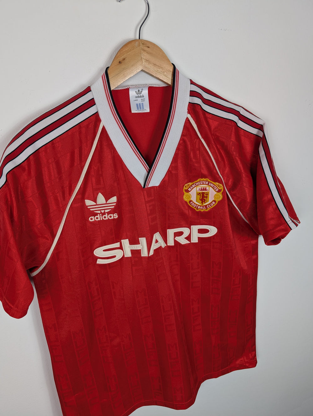 Original Manchester United FC Home Jersey 1988-1989 - L