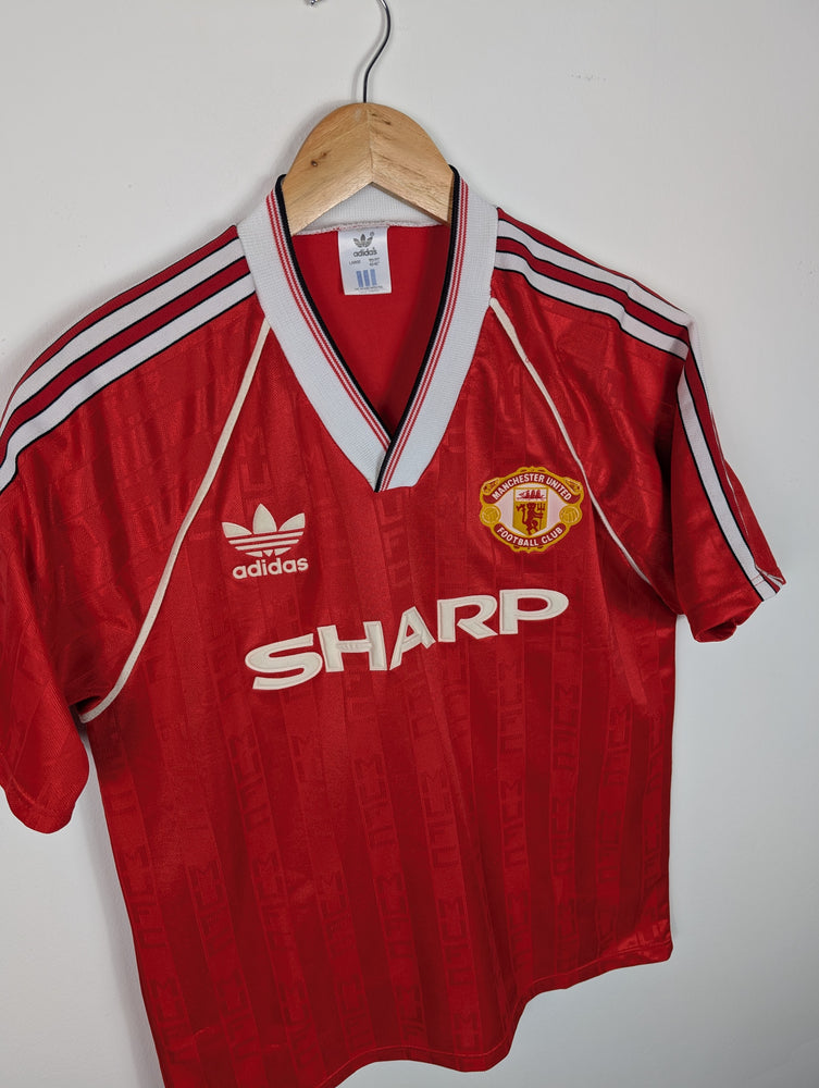 
                  
                    Original Manchester United FC Home Jersey 1988-1989 - L
                  
                