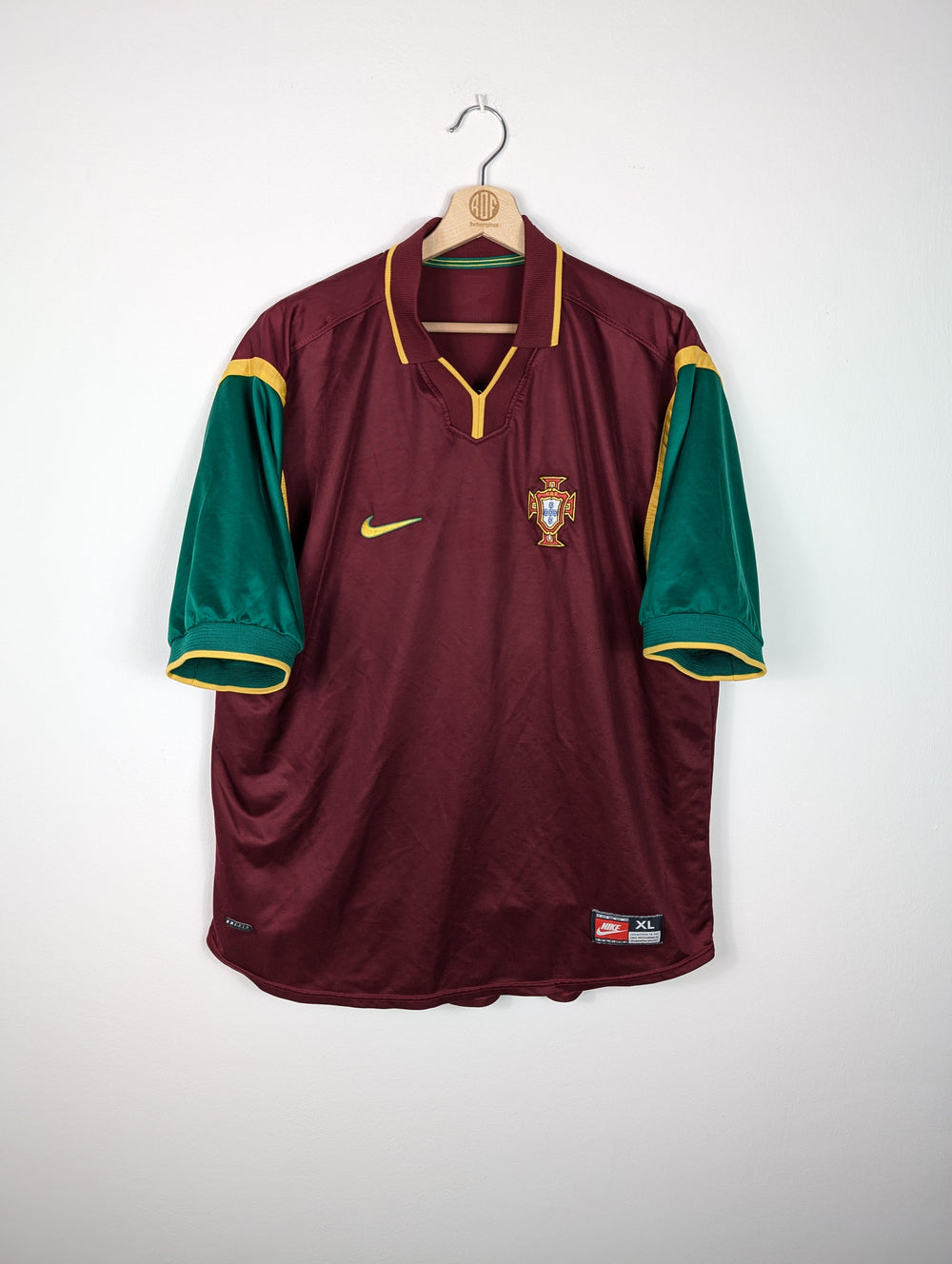Original Portugal Home Jersey 1998-2000 - XL