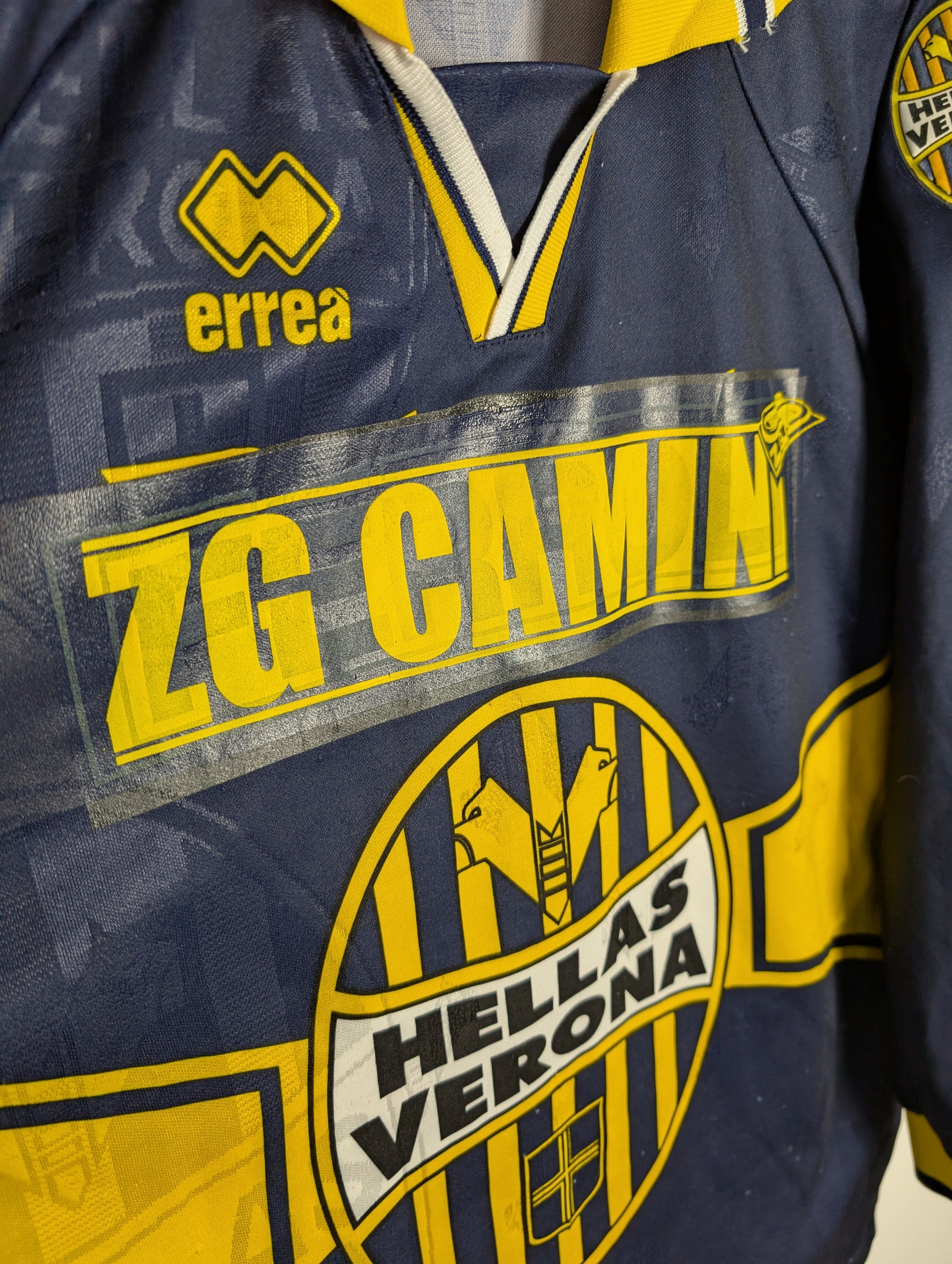 Original Hellas Verona FC *Match issued* Away Jersey 1996-1997 #3