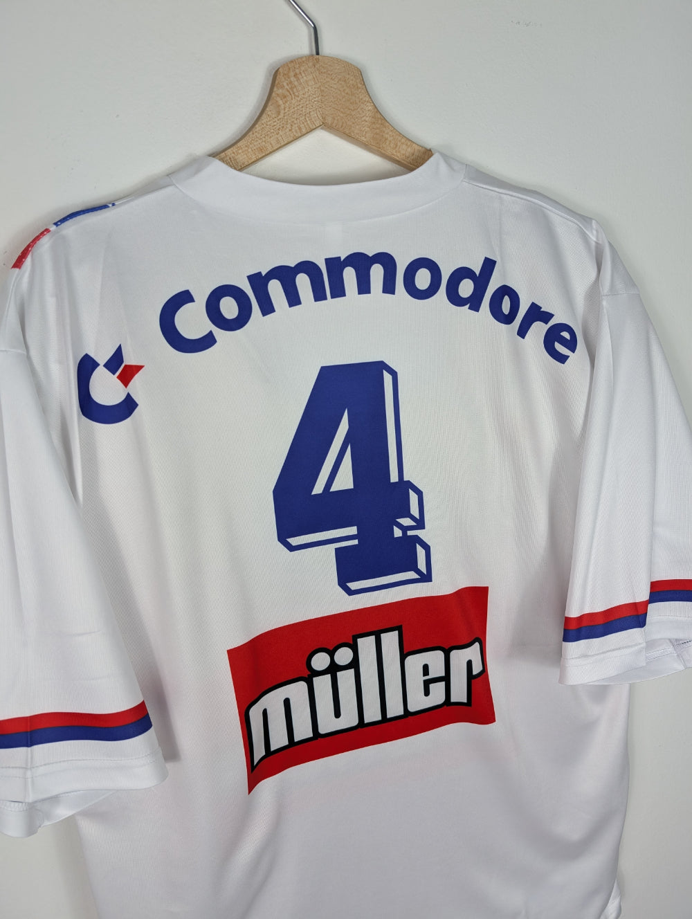 Original PSG Away Jersey 1991-1992 #4 Colleter  - XL