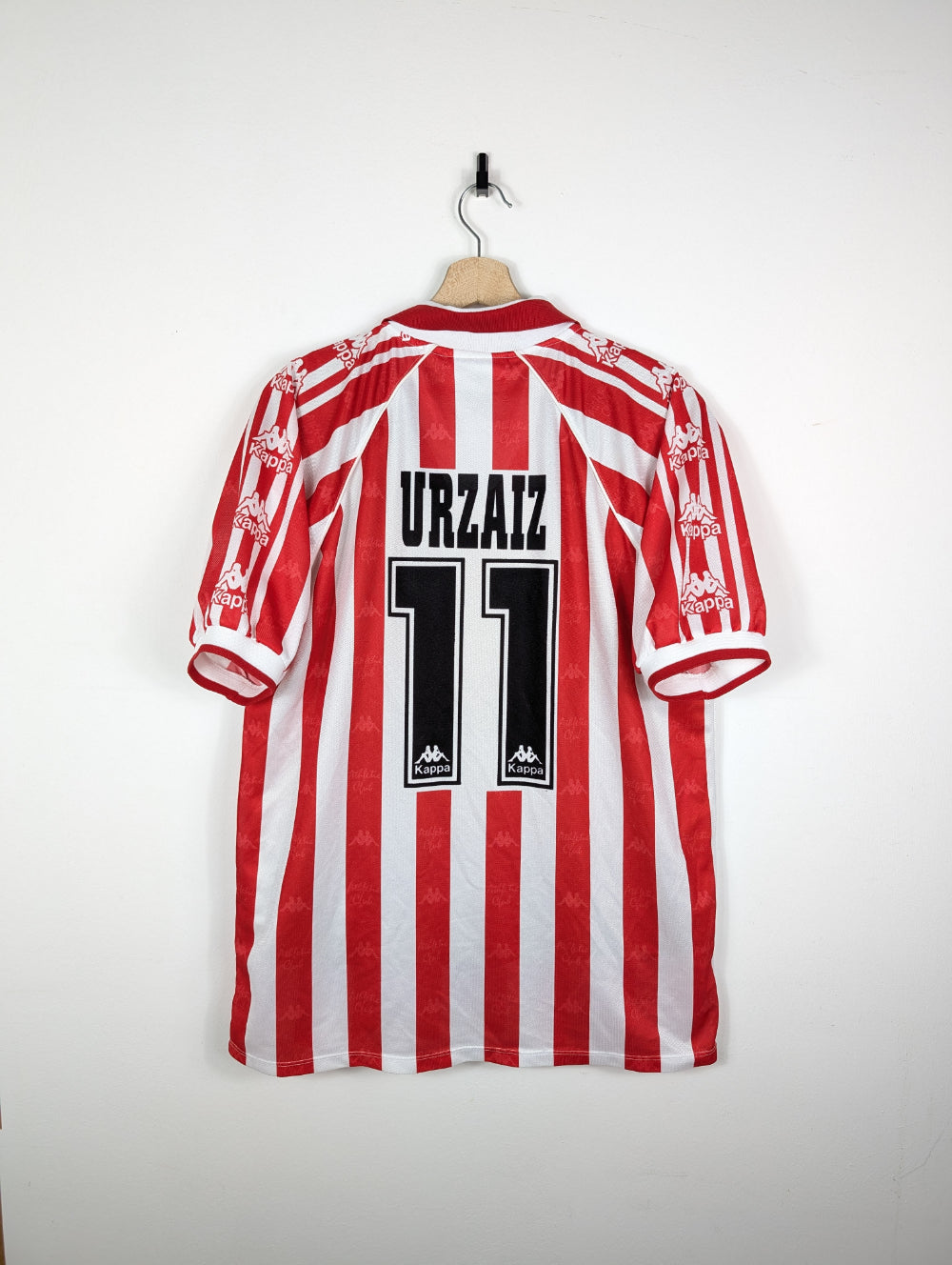 Original Athletic Bilbao *Player issue* Home Jersey 1996-1997 #11 Urzaiz - XL