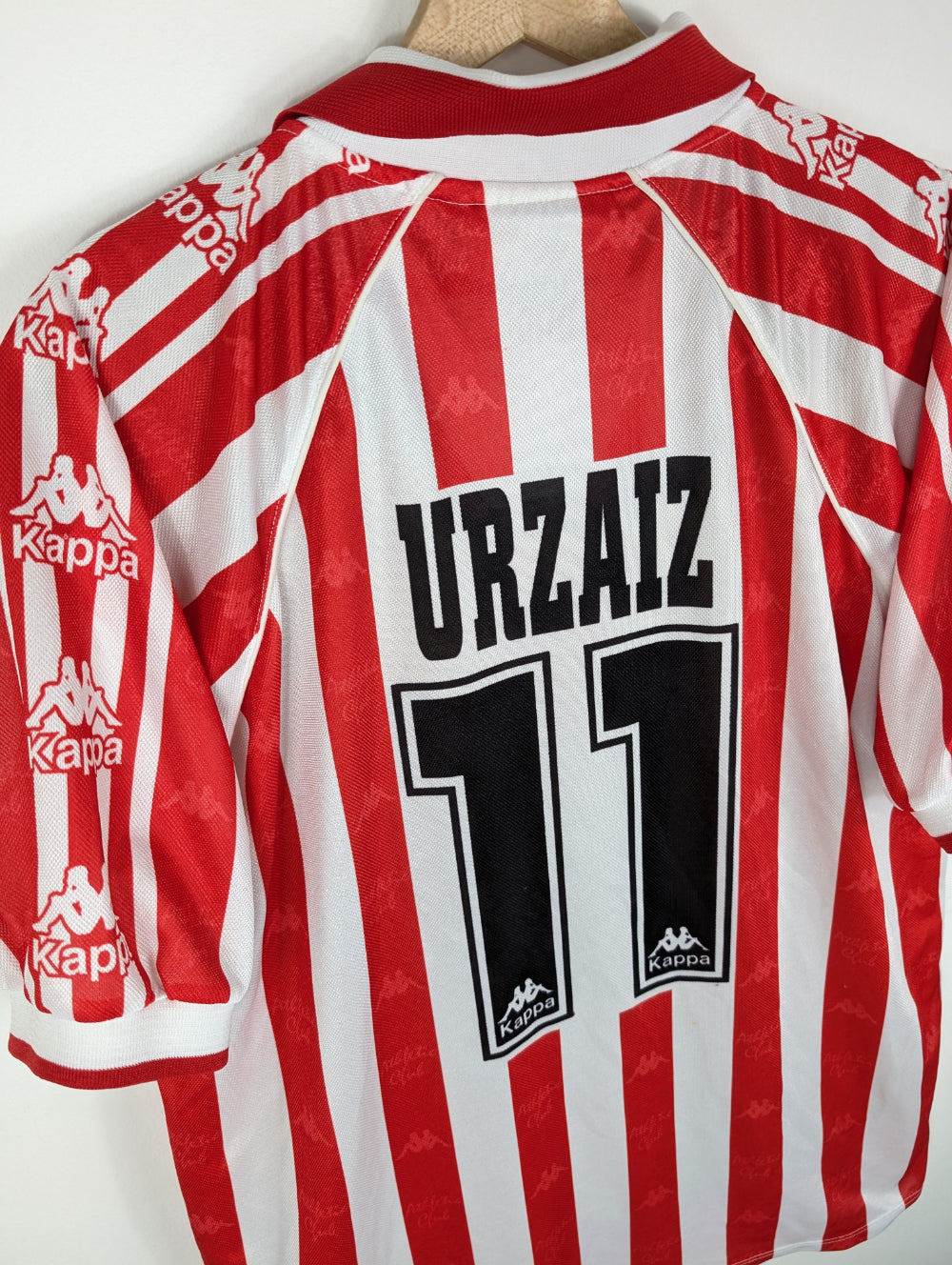 
                  
                    Original Athletic Bilbao *Player issue* Home Jersey 1996-1997 #11 Urzaiz - XL
                  
                