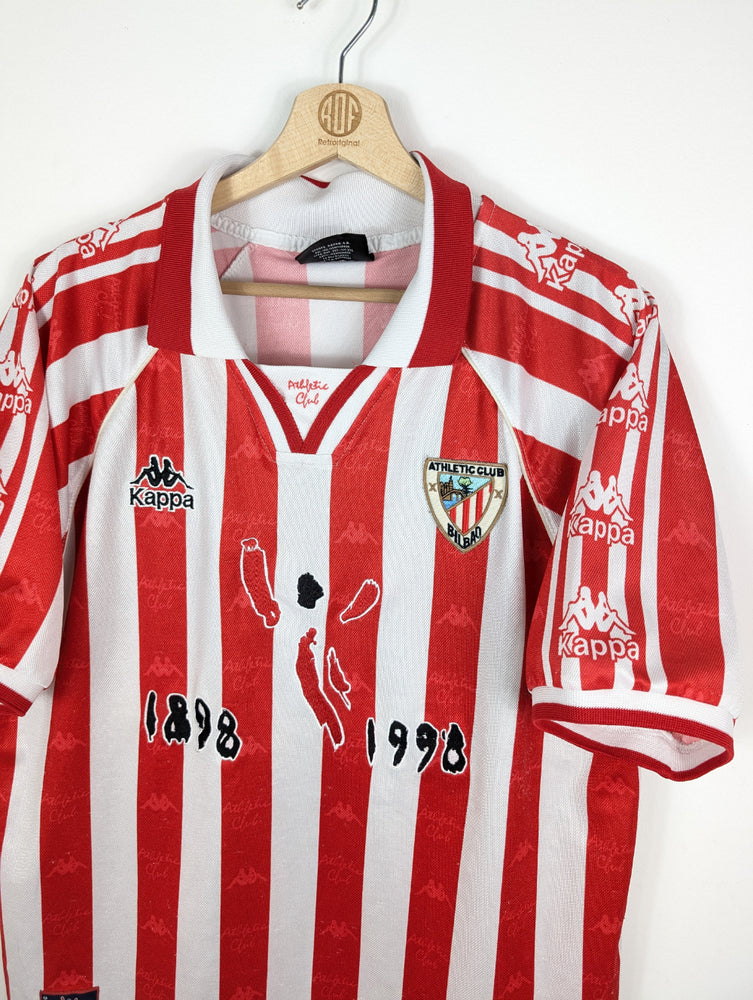 
                  
                    Original Athletic Bilbao *Centenary* Home Jersey 1997-1998 - XL
                  
                