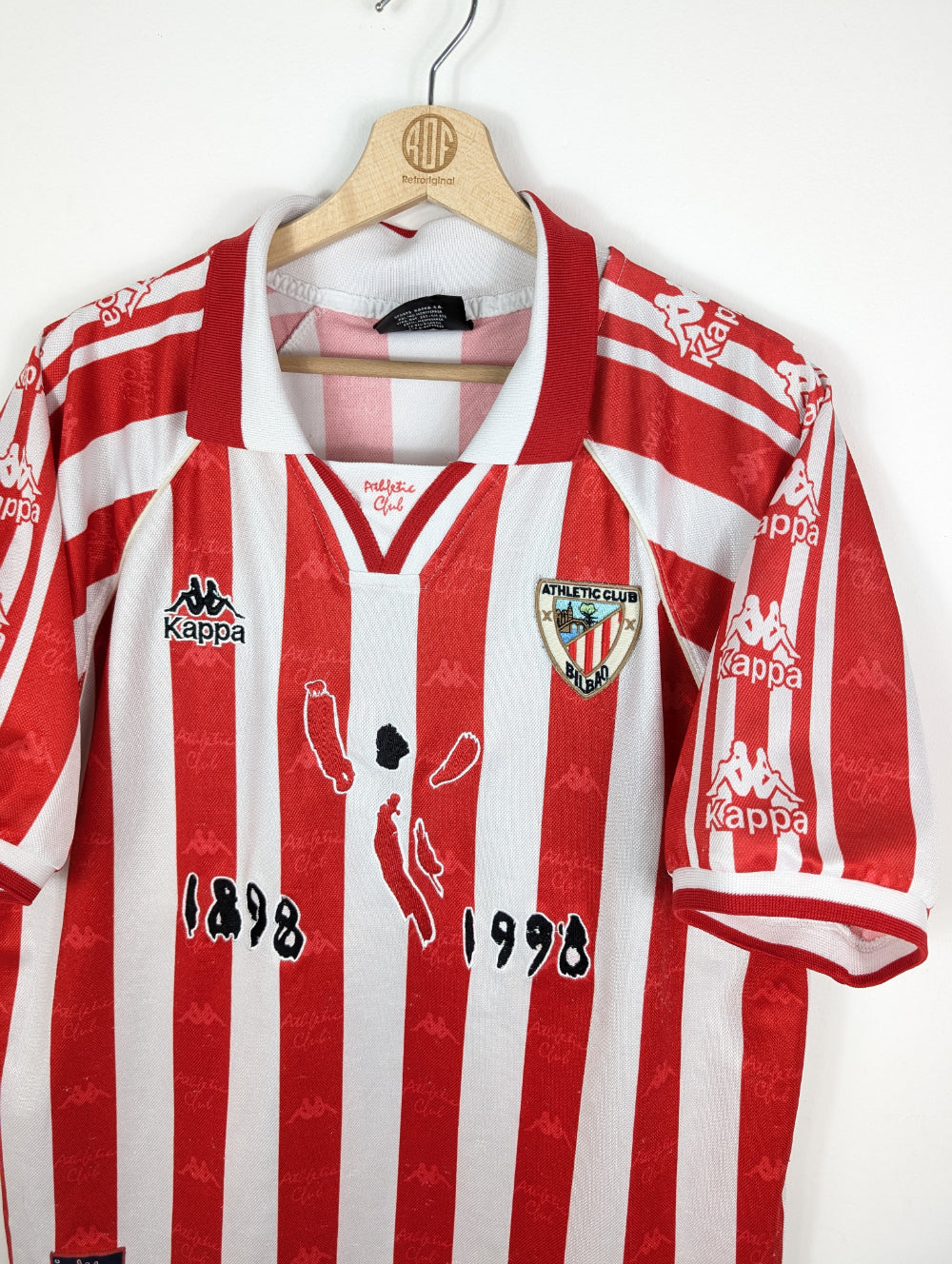 
                  
                    Original Athletic Bilbao *Centenary* Home Jersey 1997-1998 - XL
                  
                