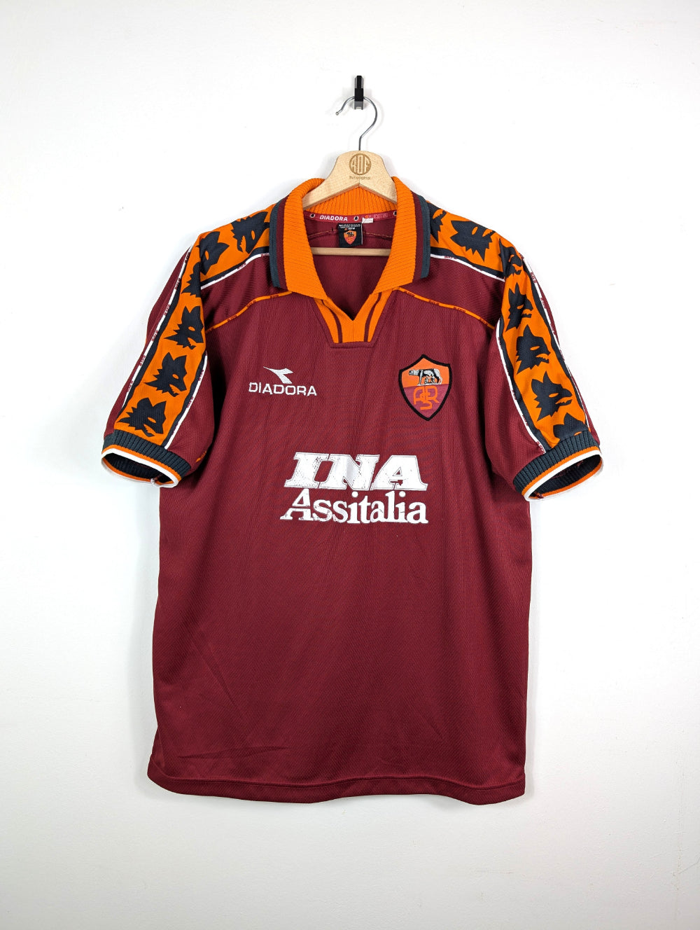 Original AS Roma Home Jersey 1998-1999 - XXL