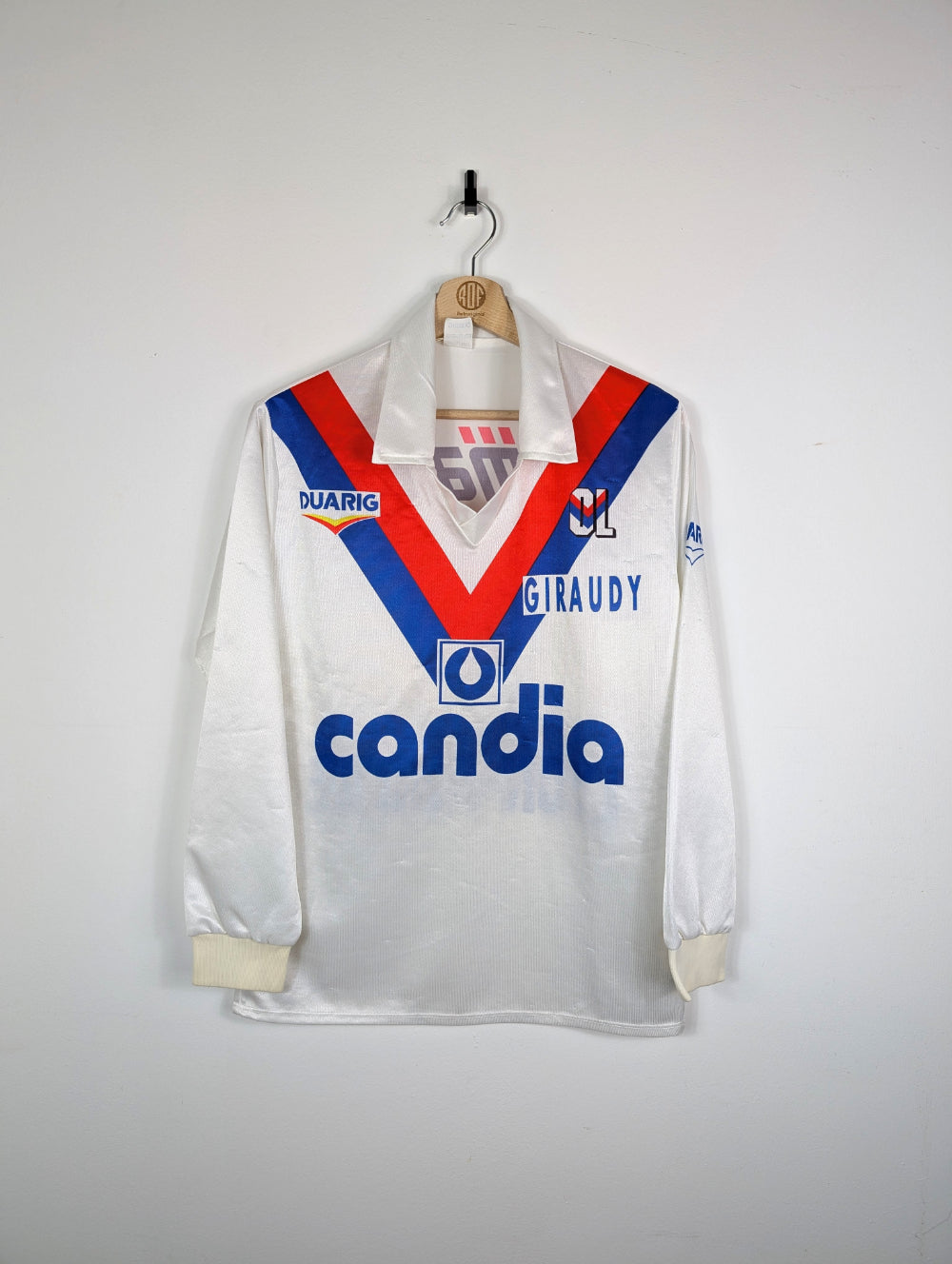 Original Olympique Lyon Home Jersey 1990-1991 - S