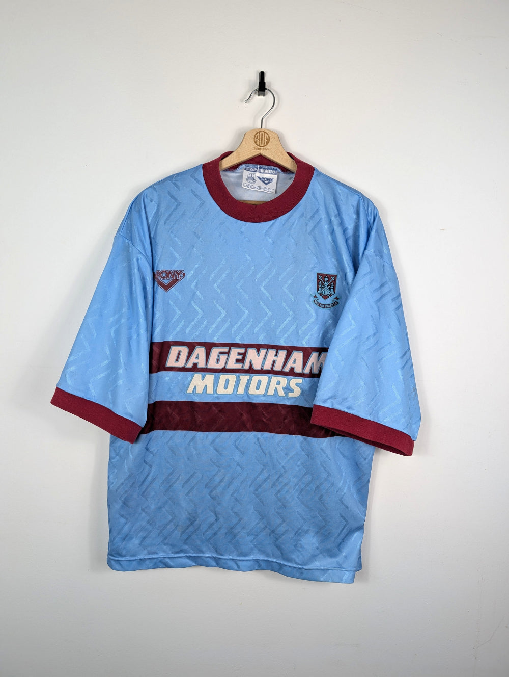 Original West Ham United FC Away Jersey 1993-1995 - XL