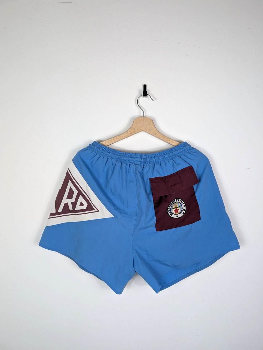 Original Manchester City FC Shorts 1990-1992 - L