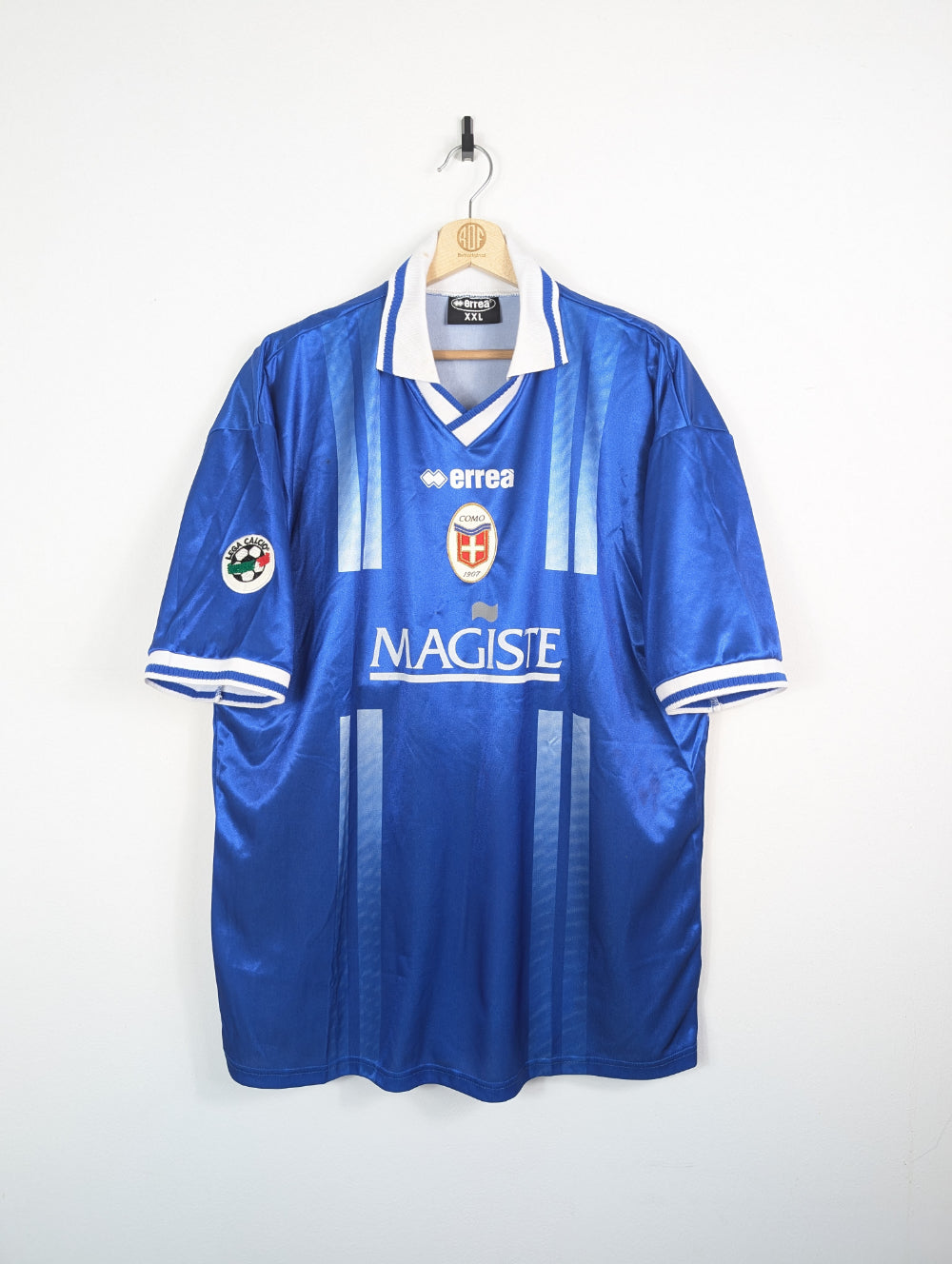 Original Como Calcio 1907 *Matchworn* Home Jersey 2001-2002 #4 Bega - XL