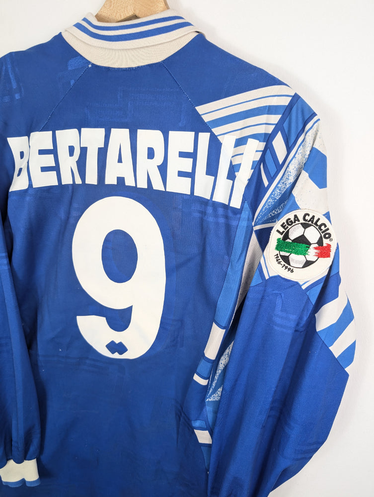 
                  
                    Original Empoli FC *Matchworn* Home Jersey 1995-1996 #9 Bertarelli - XL
                  
                