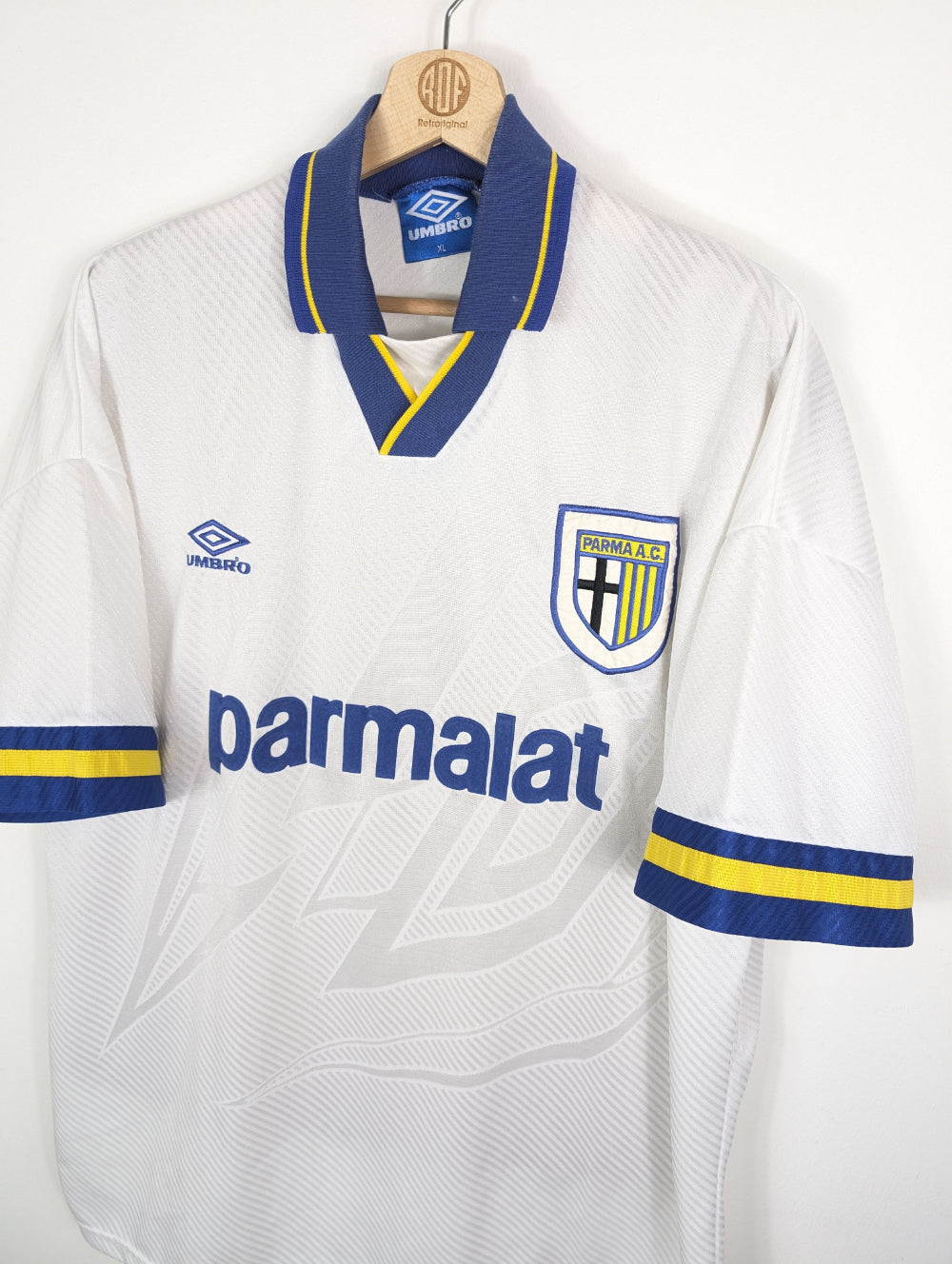 
                  
                    Original Parma Calcio 1913 *Matchworn* Away Jersey 1993-1995 #15 - XL
                  
                