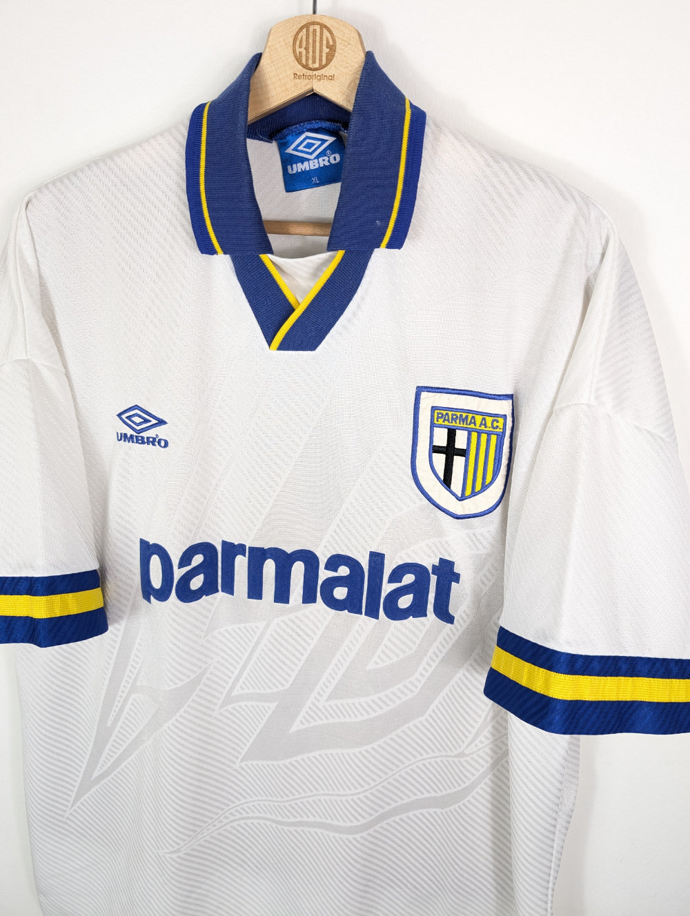 
                  
                    Original Parma Calcio 1913 *Matchworn* Away Jersey 1993-1995 #15 - XL
                  
                