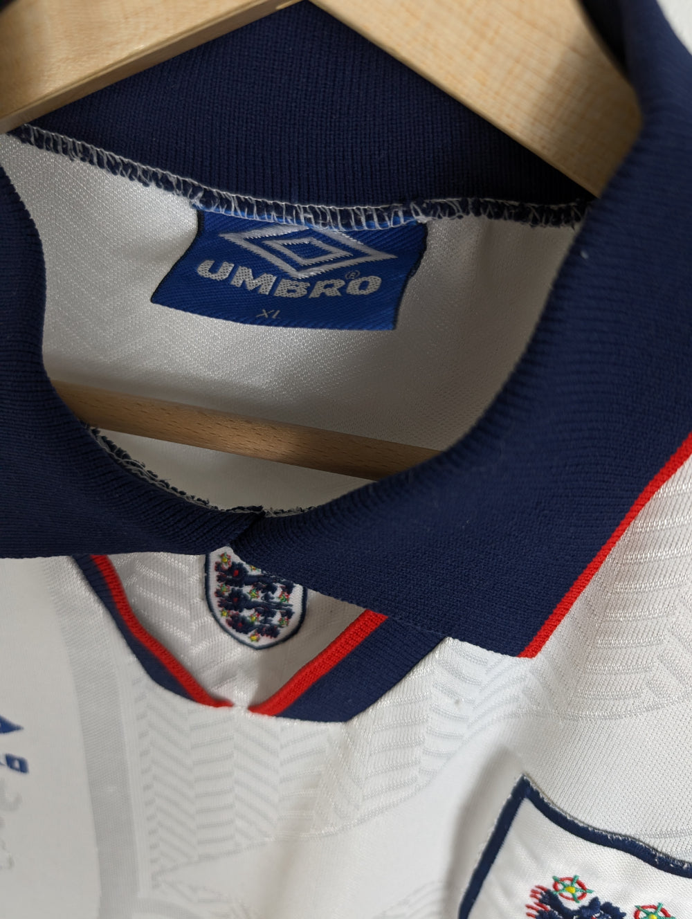 
                  
                    Original England Home Jersey 1993-1995 - XL
                  
                