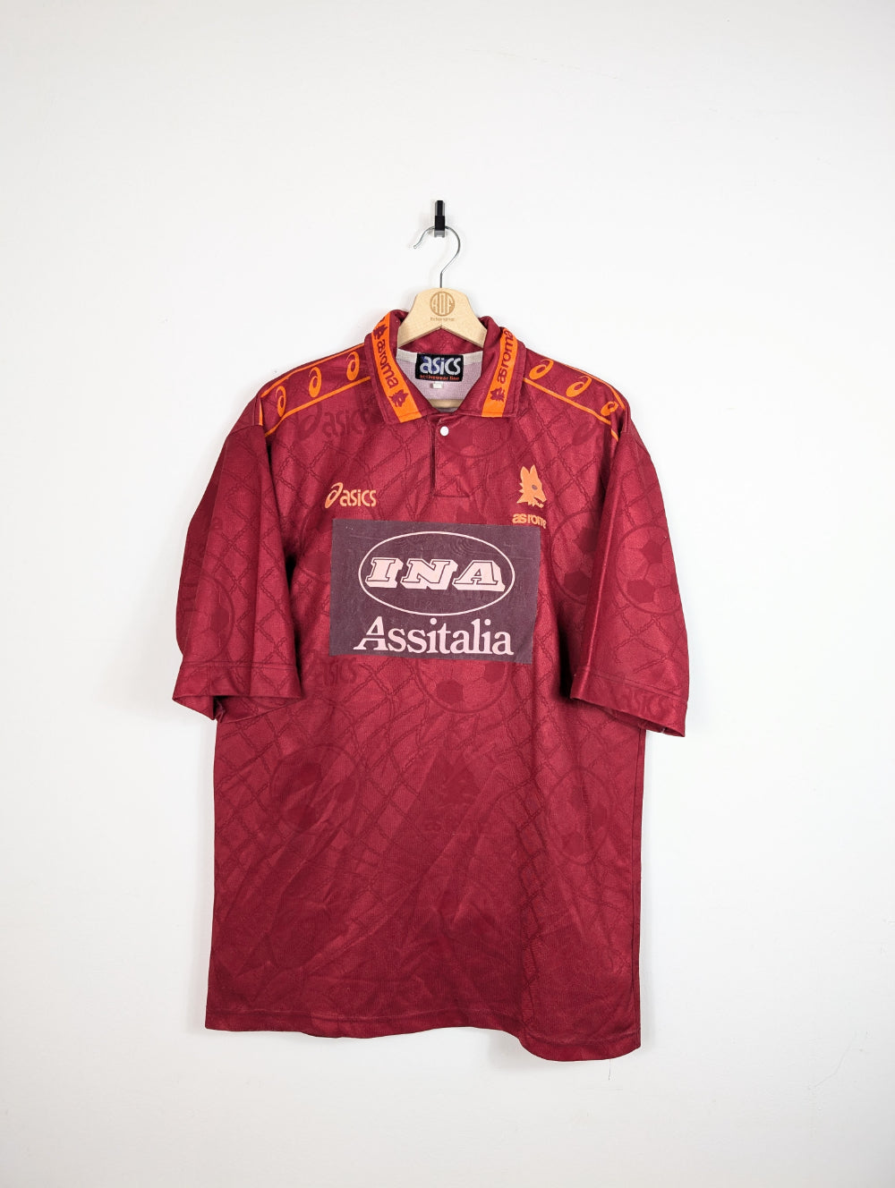 Original AS Roma *Matchworn* Home Jersey 1994-1995 #7