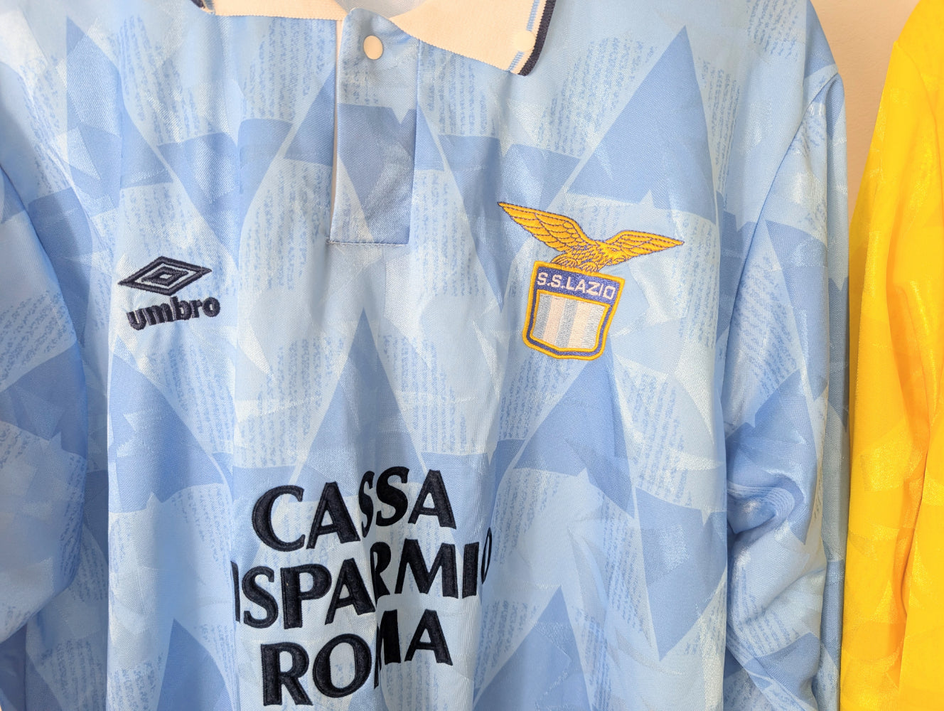 Lazio SS 1990-1991 Home & Away matchworn #5 – RetrOriginalFootball