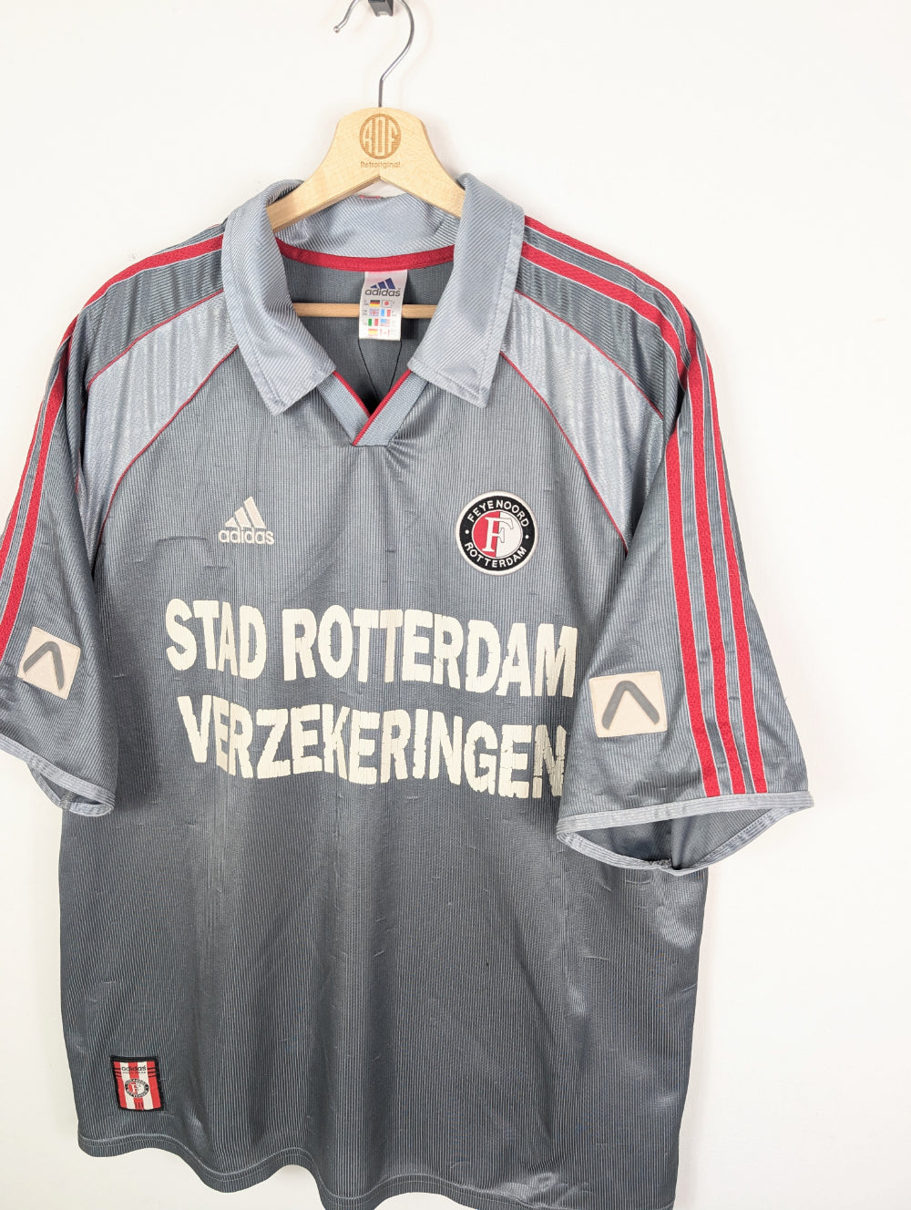 Maillot Feyenoord Rotterdam Extérieur Vintage 1999-2000 - Adidas Taille XL