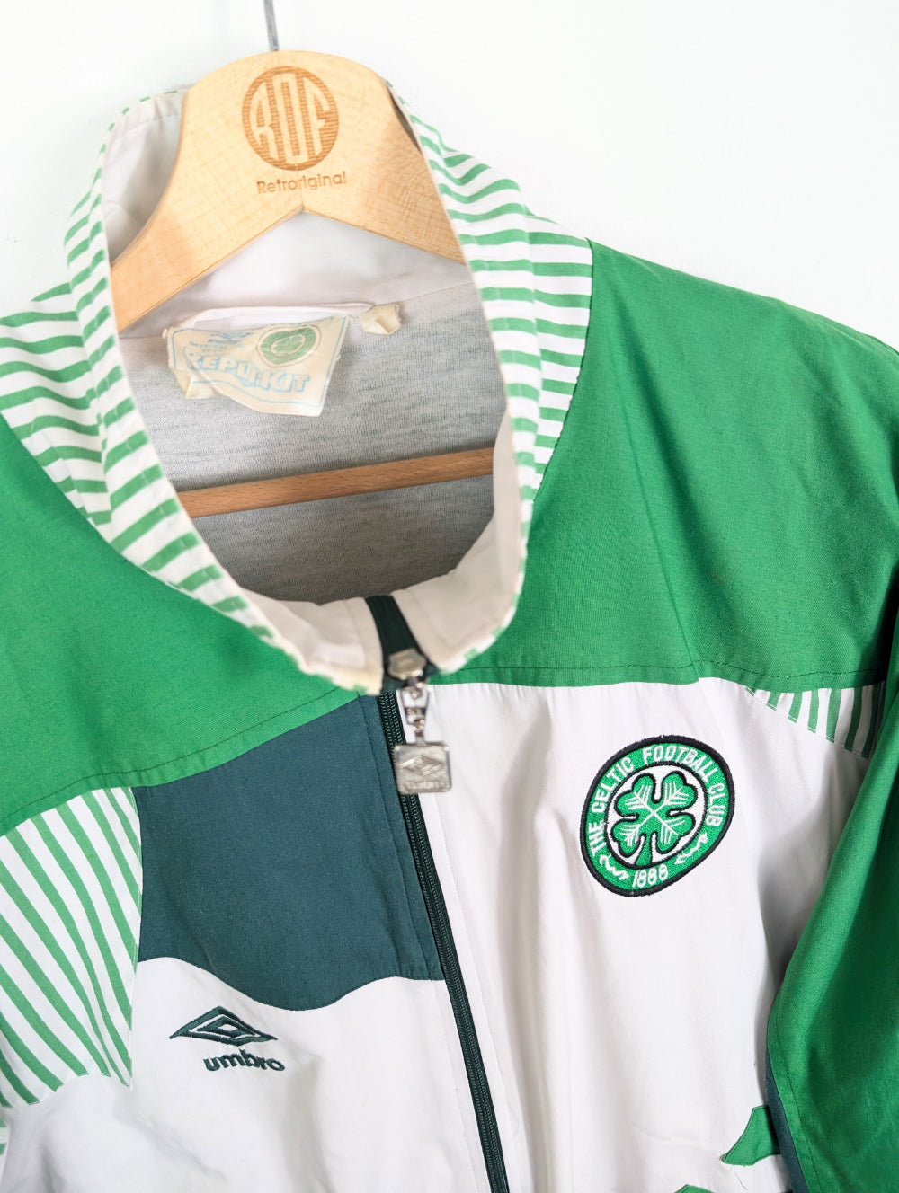Original Celtic FC Jacket Jersey 1991-1992 - L – RetrOriginalFootball