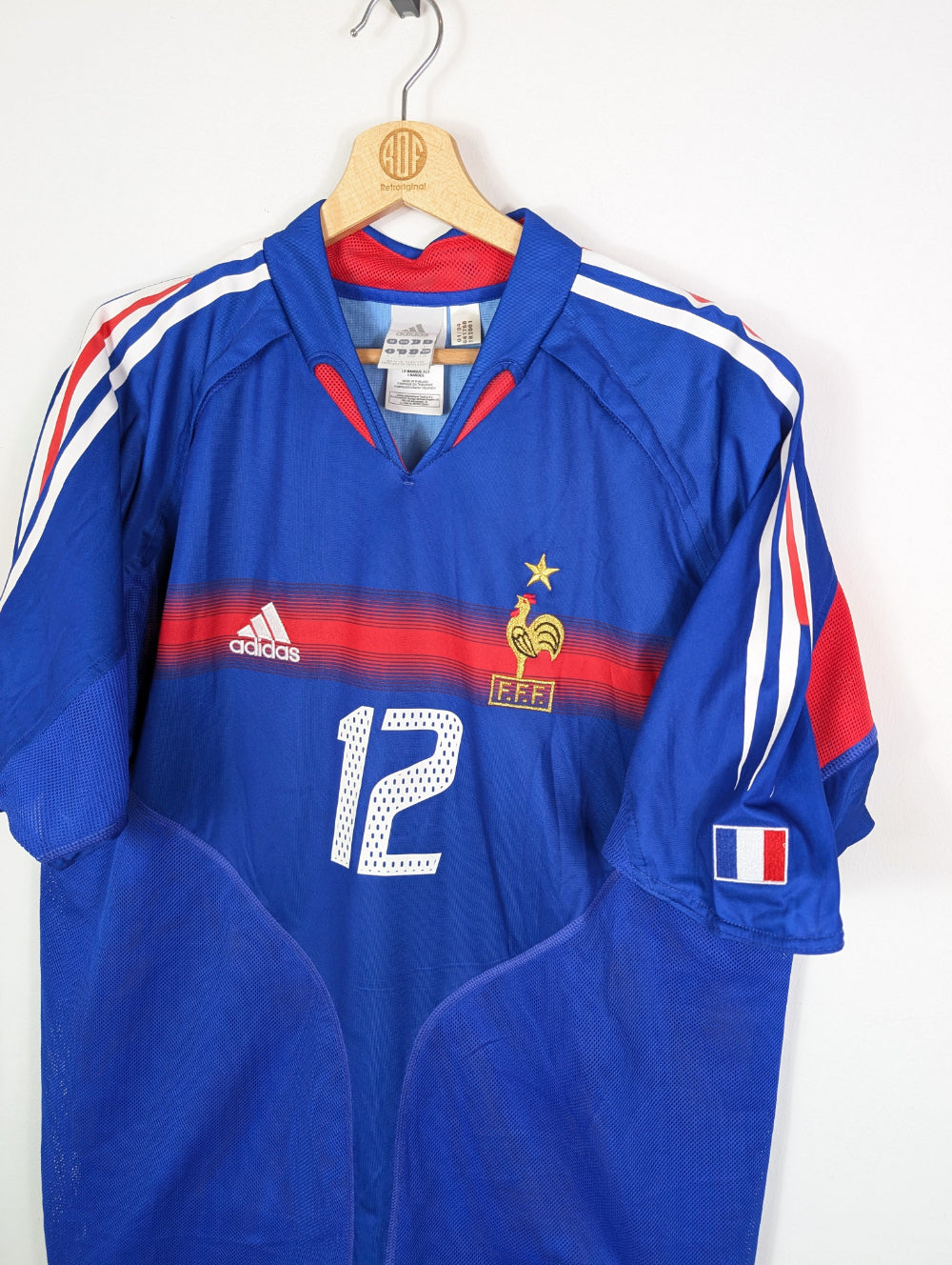 Original France Home Jersey 2004-2006 #12 Henry - L