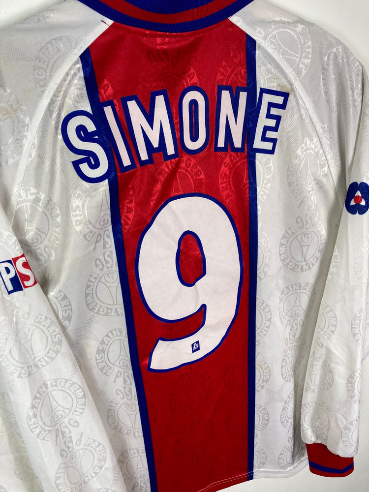 
                  
                    Original PSG Away Jersey 1996-1997 #9 Simone - L
                  
                