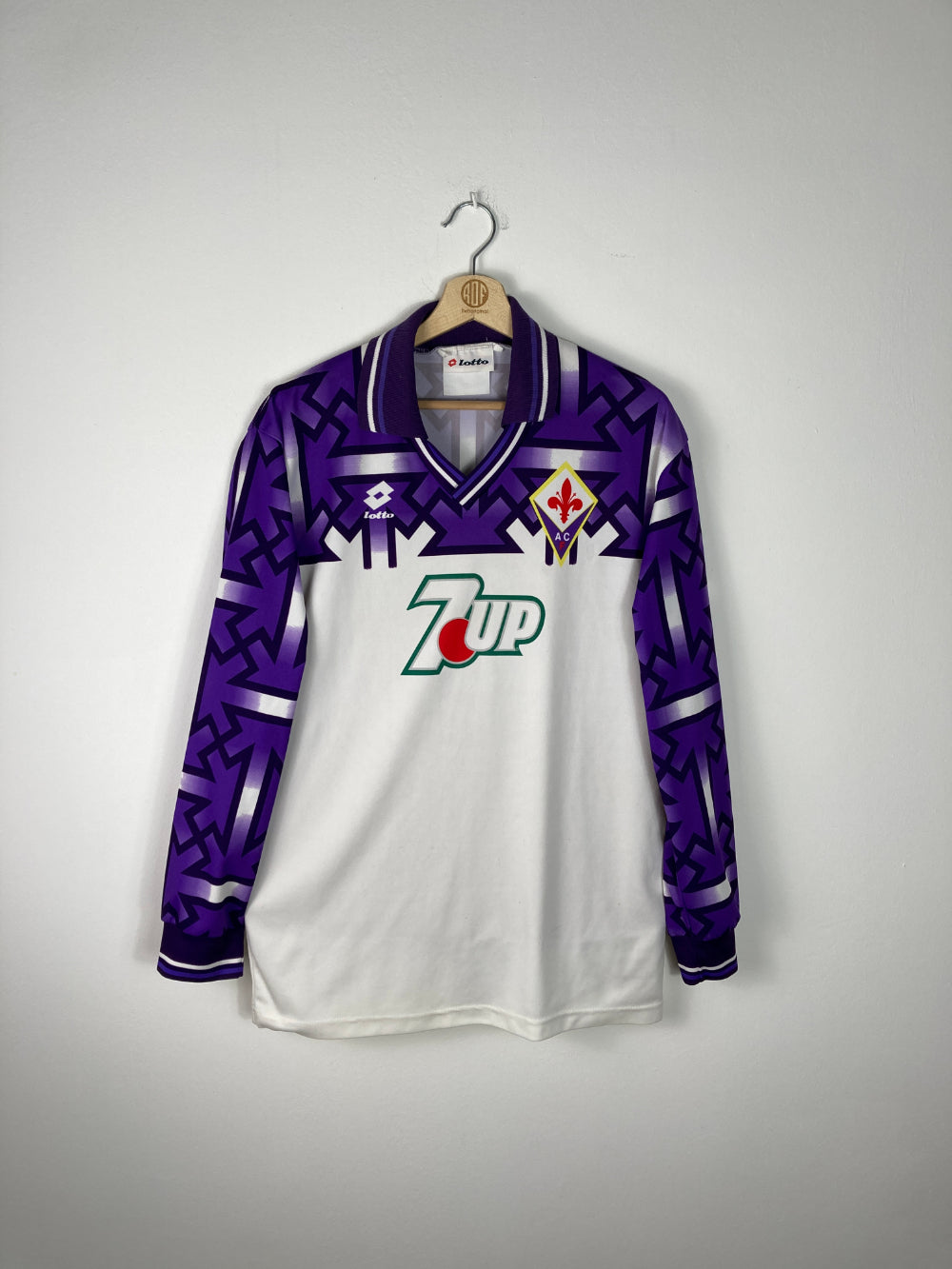 Original Fiorentina ACF *Banned* Away Jersey 1992-1993 - XL