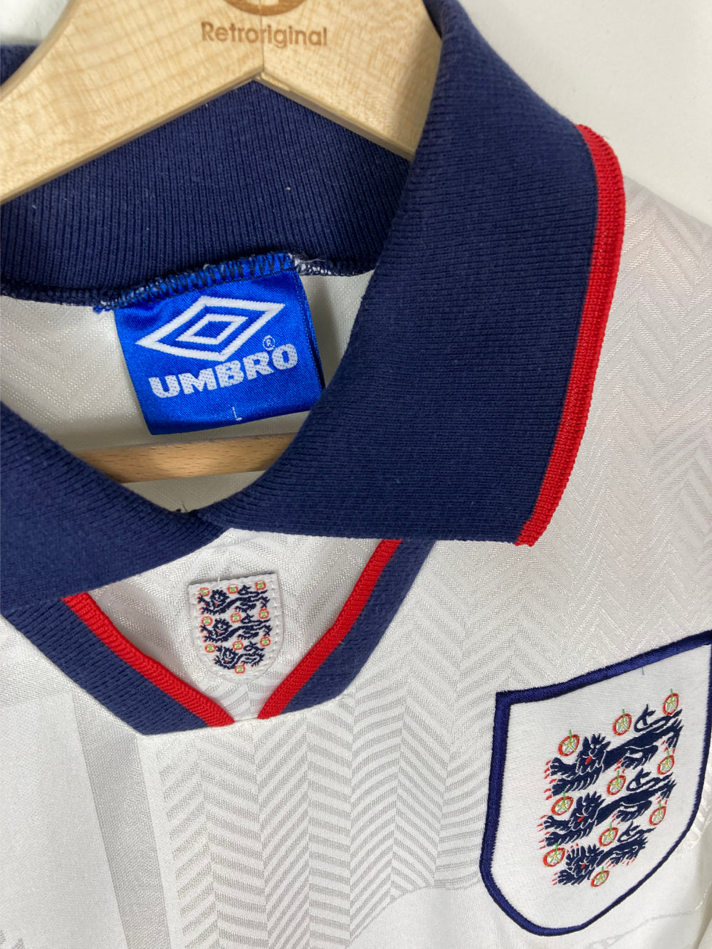 
                  
                    Original England Home Jersey 1993-1995 - L
                  
                