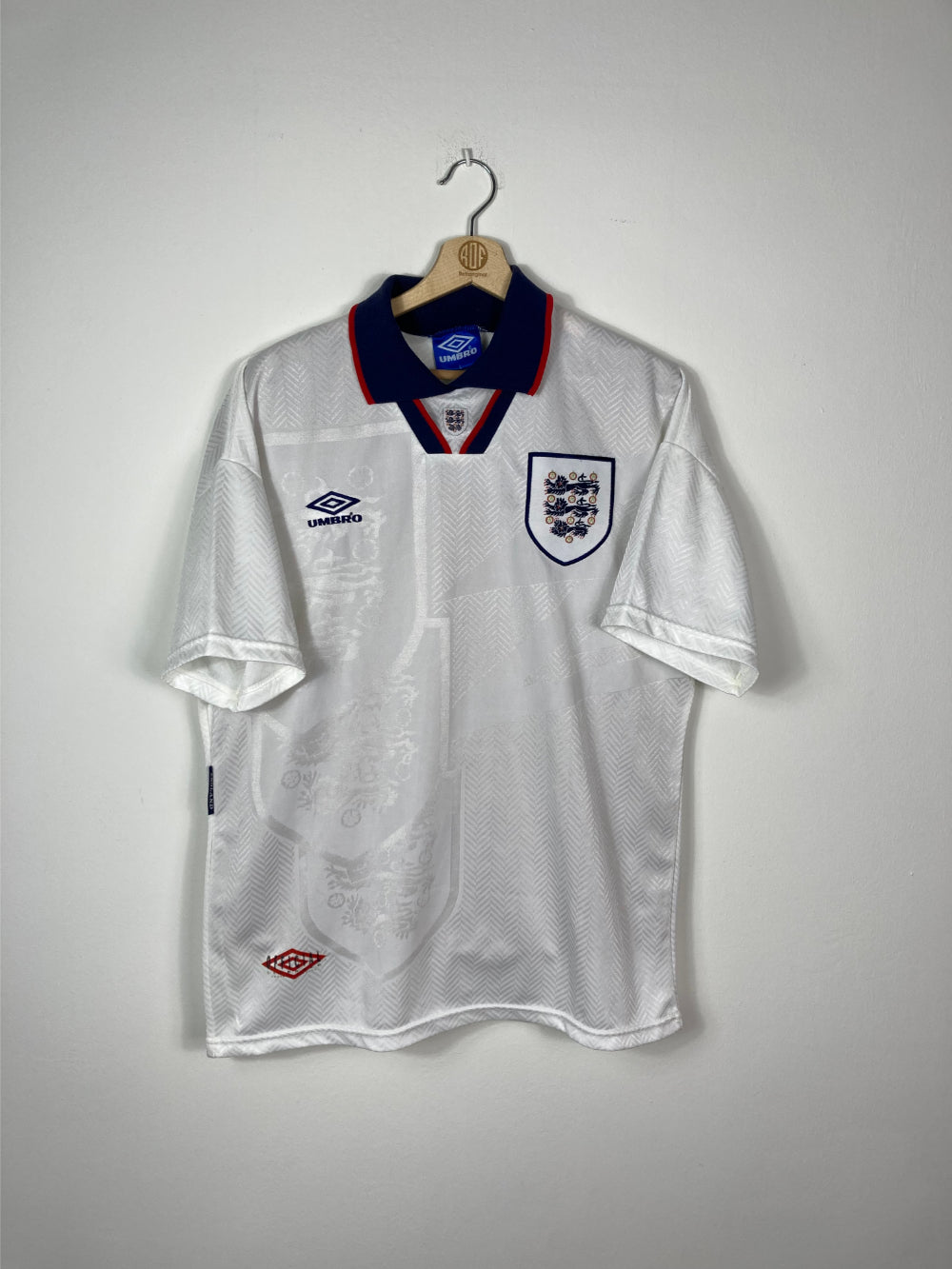 Original England Home Jersey 1993-1995 - L