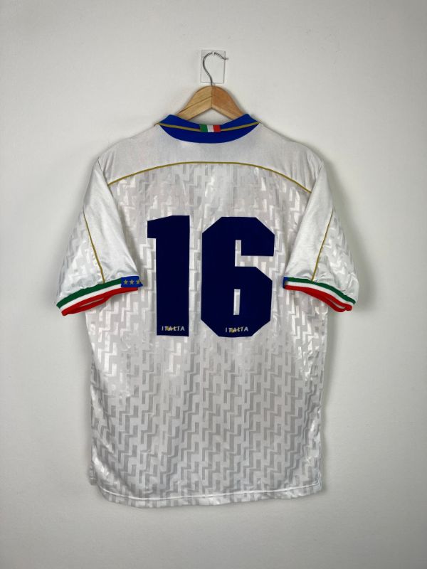 
                  
                    Original Italy *Matchworn* U21 Away Jersey & Short 1995-1996 #16 - L
                  
                