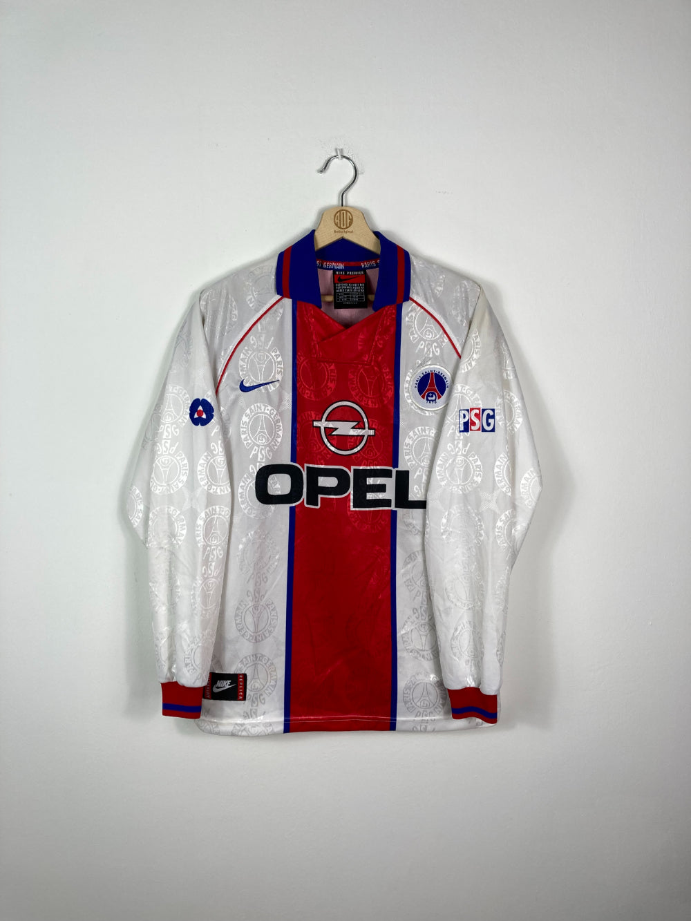 Original PSG Away Jersey 1996-1997 #9 Simone - L