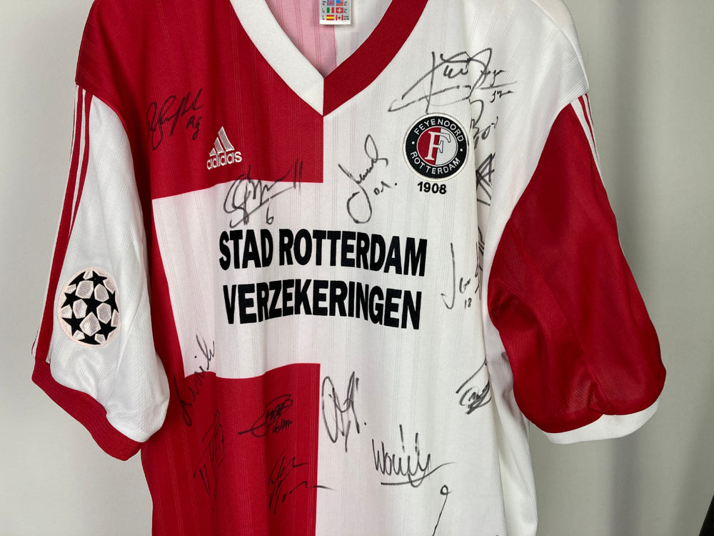 
                  
                    Feyenoord 1999-2000 Home Jersey Signed Champions League Jersey
                  
                