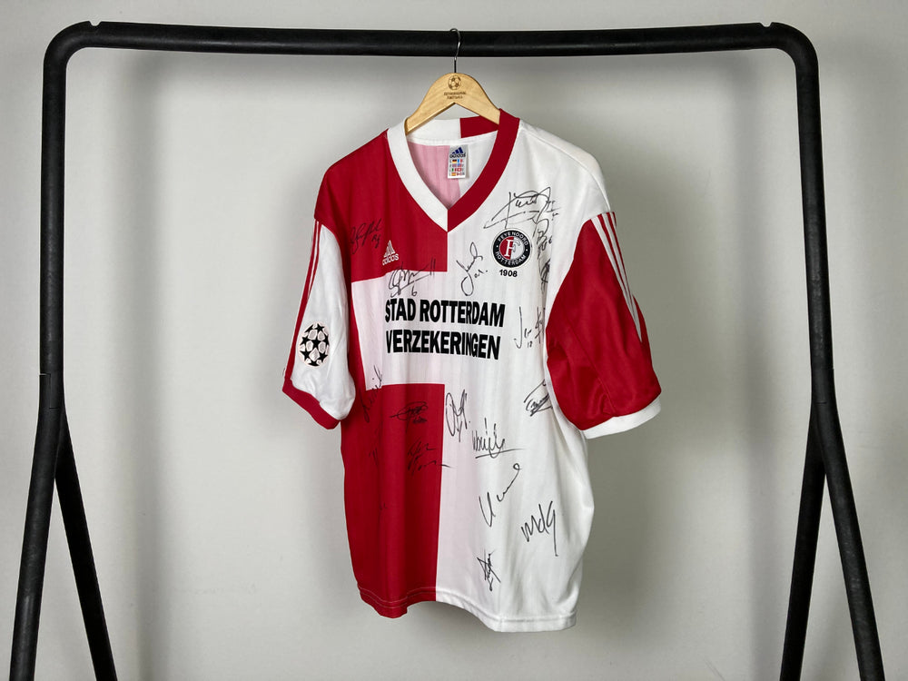 
                  
                    Feyenoord 1999-2000 Home Jersey Signed Champions League Jersey
                  
                