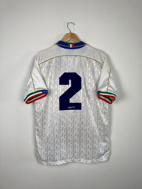 Original Italy *Matchworn* U21 Away Jersey & Short 1995-1996 #2 - L