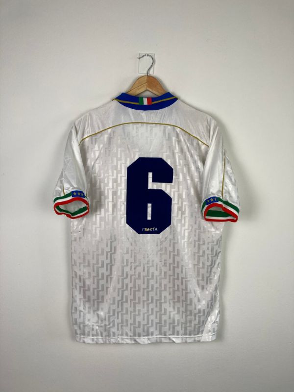 Original Italy *Matchworn* U21 Away Jersey & Short 1995-1996 #6 - L