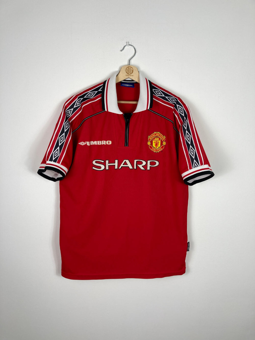 Original Manchester United FC Home Jersey 1998-2000 #11 Giggs - L