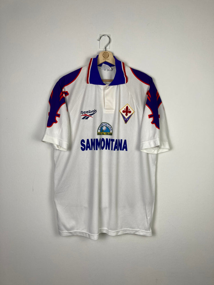 
                  
                    Original ACF Fiorentina *Matchworn* Home Jersey 1995-1996 #11 of Massimo Orlando - XL
                  
                