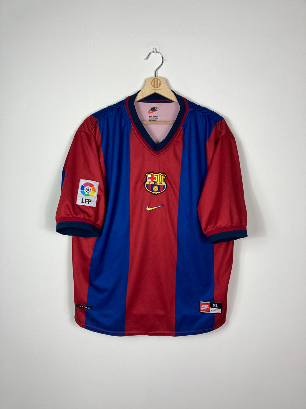 Original FC Barcelona Home Jersey 1998-2000 - XL