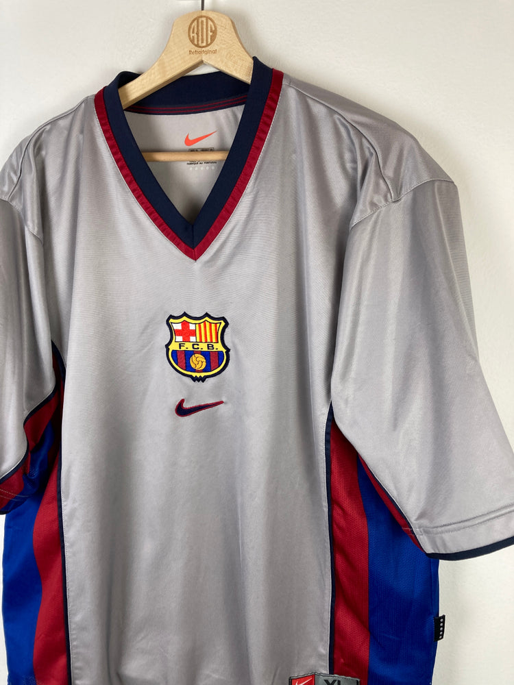 
                  
                    Original FC Barcelona Away Jersey 1999-2000 #10 of Jari Litmanen - XL
                  
                