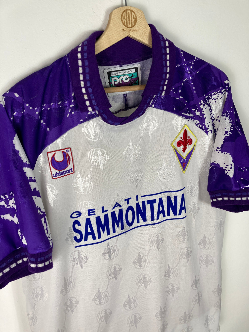 
                  
                    Original Fiorentina ACF *Player-issue* Away Jersey 1994-1995 #9 Batistuta - XL
                  
                