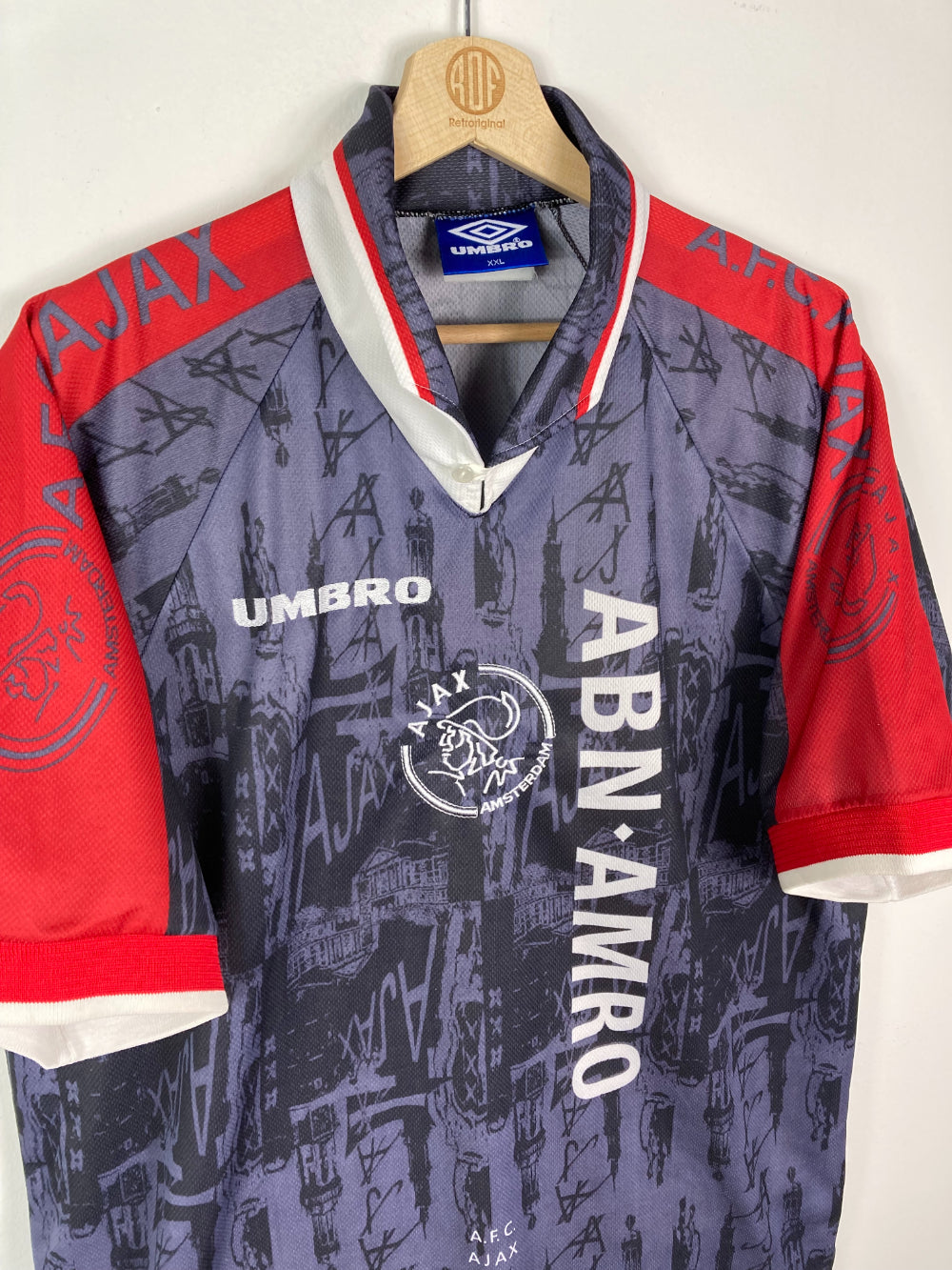 Original Ajax AFC Away Jersey 1996-1997 - XXL