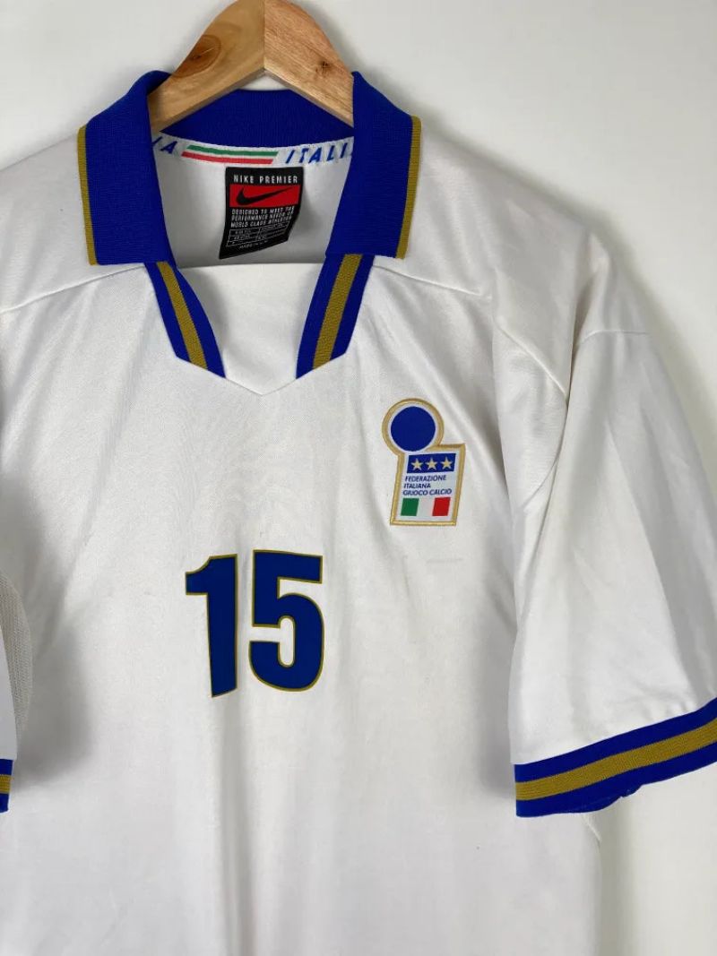 1996-97 Italy *MATCH ISSUE* BNWT away jersey (#13) - L