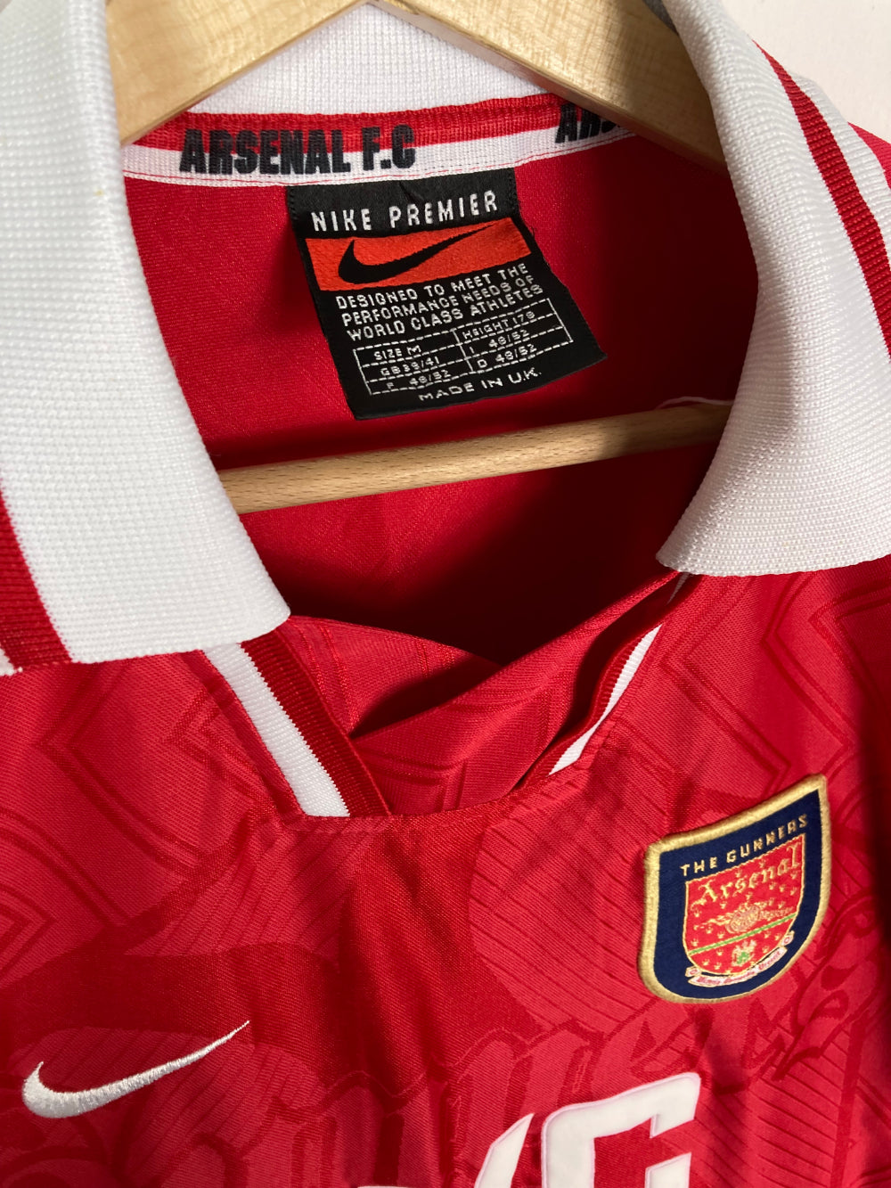 
                  
                    Original Arsenal FC Home Jersey 1996-1998 - M
                  
                