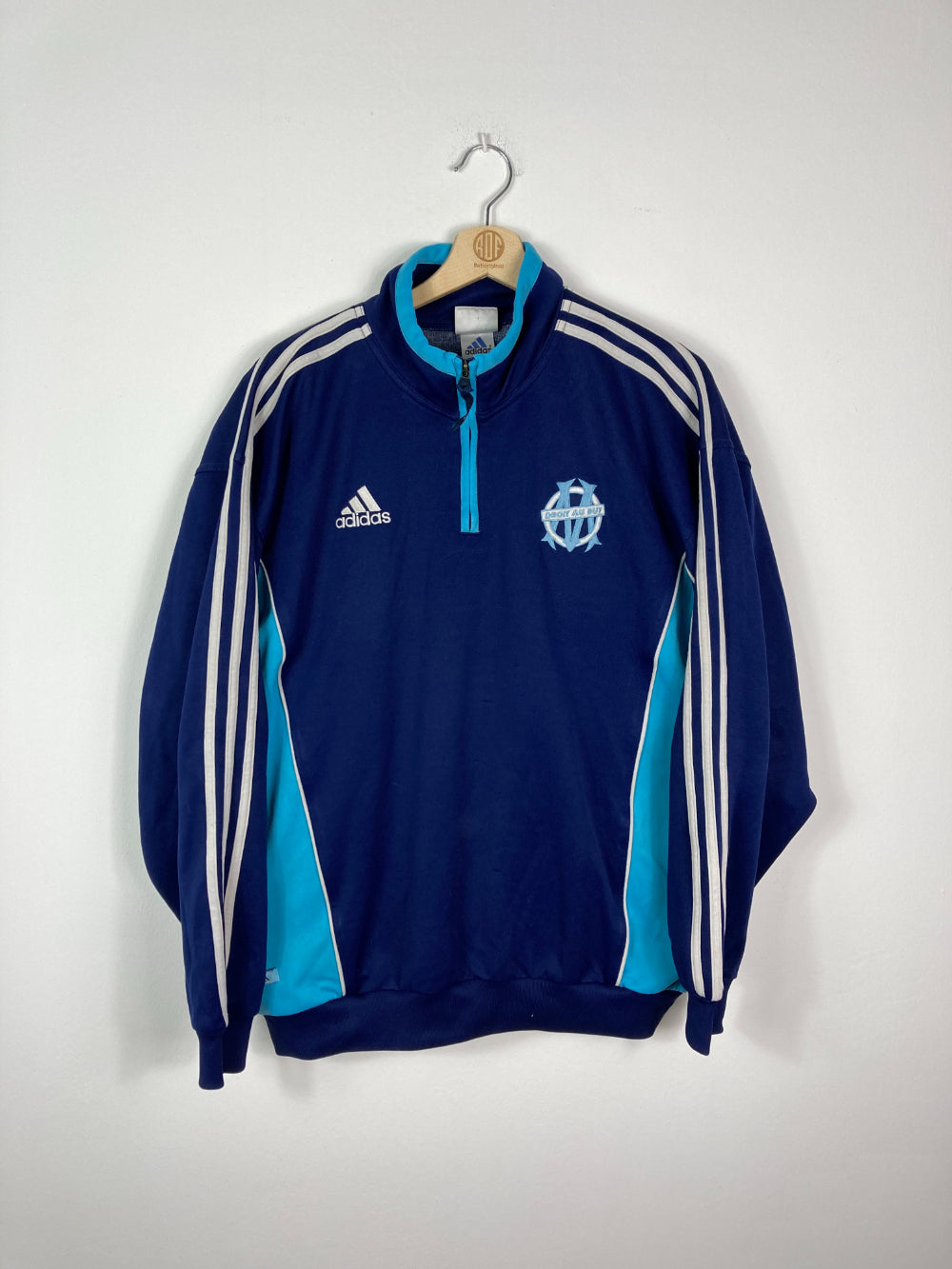 Original Olympique Marseille 1/4th zip 1999-2000 - XL