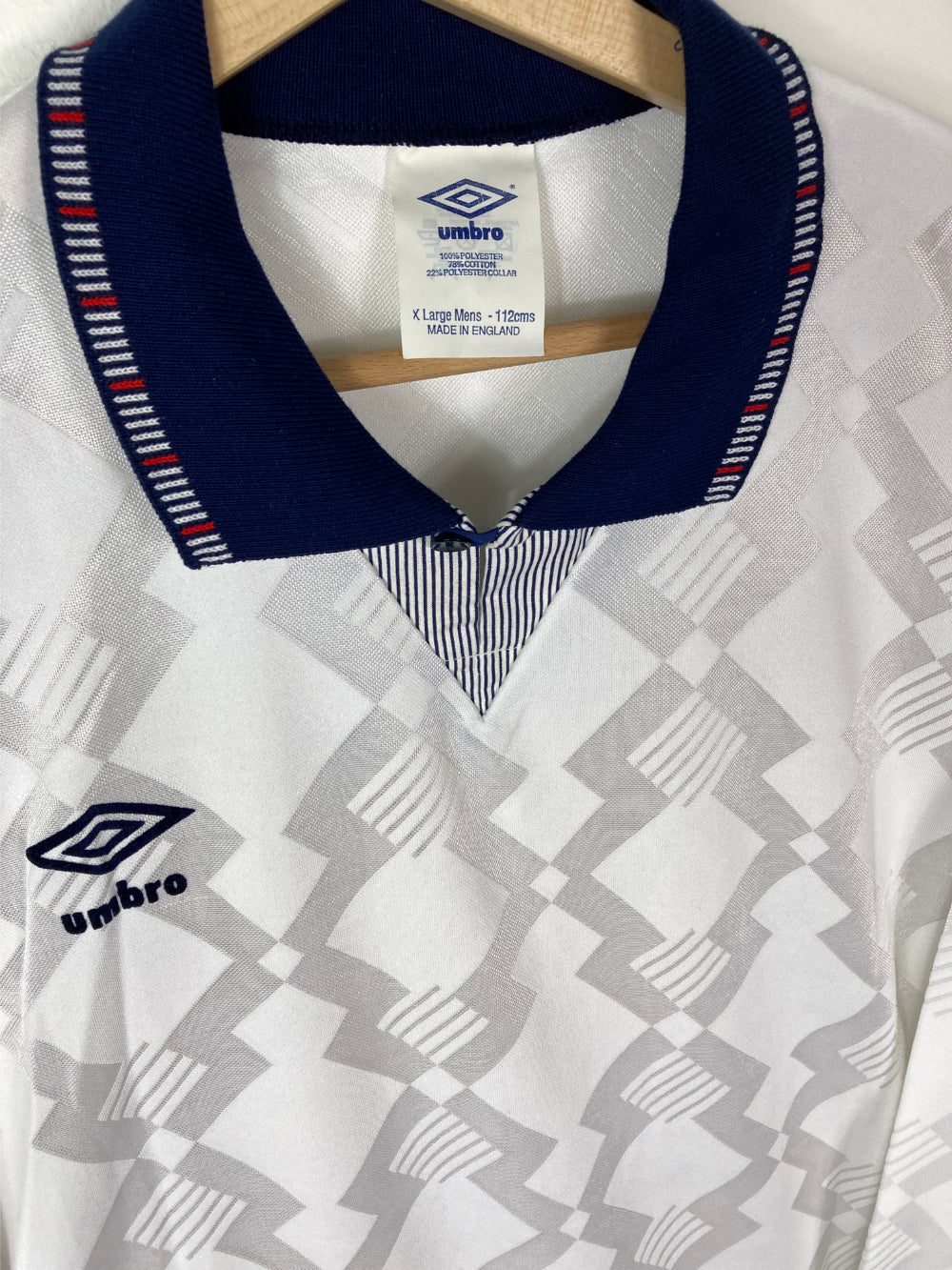 
                  
                    Original Umbro England Template 1990-1992 #15 - XL
                  
                